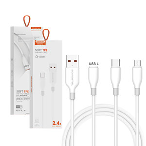 <span class=keywords><strong>Cable</strong></span> TPE <span class=keywords><strong>de</strong></span> Alta Calidad para <span class=keywords><strong>iPhone</strong></span>, 1m, Buen <span class=keywords><strong>Precio</strong></span>, <span class=keywords><strong>Cable</strong></span> USB <span class=keywords><strong>de</strong></span> Cobre Puro, 2.4A, Transferencia <span class=keywords><strong>de</strong></span> Datos Rápida - Product Image 1
