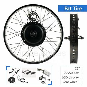 2020 <span class=keywords><strong>5000w</strong></span> véhicule gros pneu vélo saleté montagne e-vélo moteur vélo électrique <span class=keywords><strong>Kit</strong></span> de Conversion à vendre batterie au Lithium noir LCD - Product Image 4