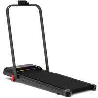 Tapis de marche pliable électrique pour la maison avec affichage LED et inclinaison manuelle pour le fitness