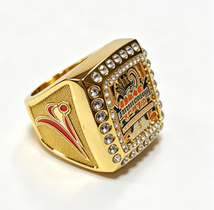 Anillo Personalizado Creativo de Acero Inoxidable con Zirconia, Estilo Hip-Hop, Anillo de Campeonato Deportivo, Venta al Por Mayor - Product Image 3