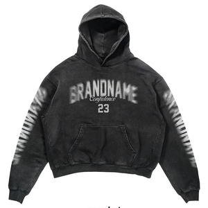 Comfortable Matching Apparel for Daily Lifestyle Wear Men's Casual Hooded Sweatshirt Shorts <b>Set</b> Breathable Streetwear Print - Product Image 2