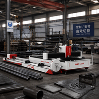 Machine de découpe laser CNC 3KW pour métaux, avec tension personnalisable, pour la découpe de tubes, de tôles et d'acier.