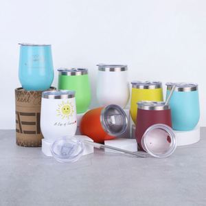 Vaso Térmico de Acero Inoxidable de Doble Pared de 12oz con Tapa y Pajita, Personalizable con Logotipo por Sublimación, de Alta Calidad - Product Image 4
