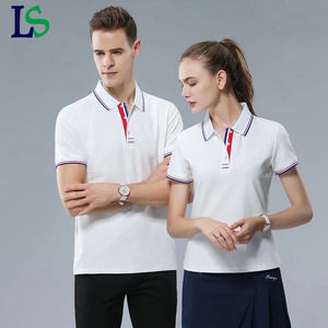 Polo à manches courtes avec logo de marque personnalisé pour hommes, uniforme, polo de golf uni vierge et décontracté, livraison rapide - Product Image 4