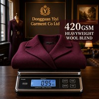 Женское шерстяное пальто Custom Windsor UK Heavyweight, двубортное, цвета Муди Берри, с поясом, А-силуэт, большие размеры UK 8-22, Vestido