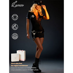 Uniformi da Agente di Sicurezza per Interpreti Femminili sul Palco, Costumi di Halloween per Signore Europee e Americane - Product Image 1