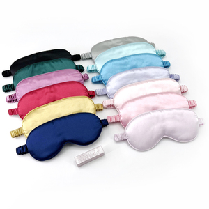 Antifaz de Seda de Doble Capa para Dormir, Antifaz de Viaje Suave y Personalizado de Lujo, Unisex, con Correa <span class=keywords><strong>Elástica</strong></span> - Product Image 5