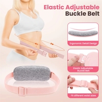 Anpassbarer Intelligenter Taillenmassagegürtel Kabellos mit Digitalanzeige Bauchmassagegerät Menstruations-Wärmepad zur Schmerzlinderung