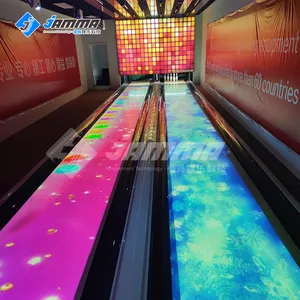 Bela interativa Ar simulador Bowling Lanes projeção Equipamento Tenpin Augment realidade simulação boliche