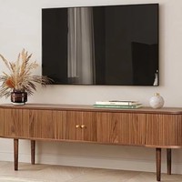 Furnitur Ruang Tamu Modern Eropa Amerika, Kustomisasi, Laris Manis, Langsung dari Pabrik, Kabinet TV Panel, Konsol Penyimpanan