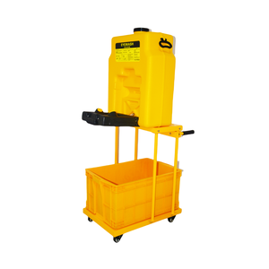 Verzegelbare betrouwbare mobiele oogdouche 14-gallon (53L) ABS kunststof noodoogdouche voor de laboratoriumindustrie - Product Image 3