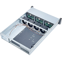 SANJU 2U 24-слотовый корпус для SSD-накопителей U.2 NVMe с возможностью горячей замены, интерфейсом 24 Гбит/с PCIe 4.0 SFF8654-X8