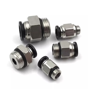 HOFUJNG Connecteur Pneumatique Rotatif à Poussée en Métal Cuivre Nickelé, Qualité Garantie, Vente Chaude - Product Image 5