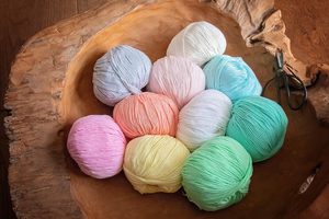 92 Single Colors Big <b>Roll</b> Crochet Milk Cotton Yarn Acrylic Tufting Yarn for Tufting Gun Knitting <b>Carpet</b> and Rug - Product Image 4