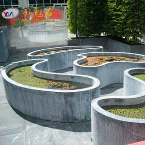 New <b>Stone</b> Building Materials <b>Artificial</b> <b>Stone</b> Flower Pot Gray High Performance Concrete Indoor Outdoor Planters Foshan Origin - Product Image 3