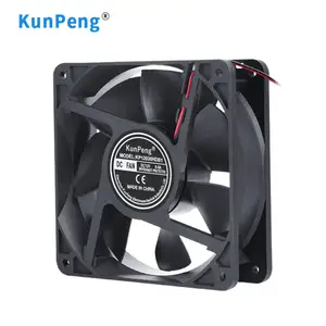 Wholesale 12038 Fans 24V 120*120*38mm 4500RPM 2Wire Leads 12V DC Brushless Axial Flow Cooling Fans