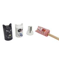 Nouveautés de la Meilleure Usine de Papeterie : Taille-crayon Kawaii Original en Forme de Chat Animal Mignon