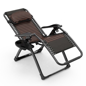 <span class=keywords><strong>Chaise</strong></span> de détente réglable extérieure pliante de jardin inclinable réglable plage bureau sieste camping salon <span class=keywords><strong>Anti</strong></span> zéro <span class=keywords><strong>gravité</strong></span> - Product Image 1