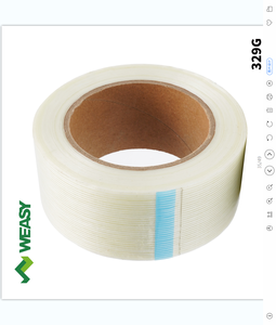 Ruban adhésif thermofusible rayé en fibre de verre avec film PET simple face sans résidu de qualité supérieure <span class=keywords><strong>Weasy</strong></span> pour l'emballage logistique - Product Image 4