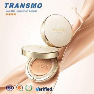 Boîtier compact pour poudre pressée Air Cushion personnalisé rose vide avec miroir - Product Image 1