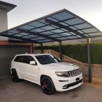 Diseño de Carport Moderno y Elegante de Aluminio para Decoración Exterior