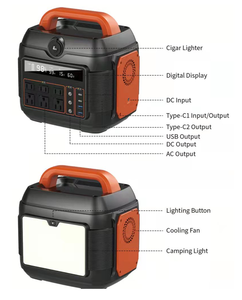 110V 220V <b>Solar</b> Generator Outdoor Camping Light 300W 600W Home Power Supply <b>Solar</b> Portable Power Station - Product Image 6