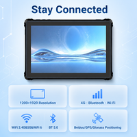 Qualcomm 6115 10.1 Inch Industrial Rugged Android 16 PDA Tablet Genggam Tangguh 4GB RAM 64GB ROM Mendukung Pemindai Barcode 1D 2D