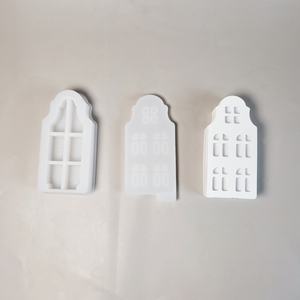 Hecho a mano respetuoso con el medio ambiente Casa de Playa Grande Herramienta de pastel de silicona S1193 Gothic 4-Proyección Moldes de pared PC Categoría de producto - Product Image 6