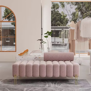 Modern Scandinavian-Inspired Luxury Accessible Creative Cloakroom Shoe Changing <strong>Stool</strong> <strong>for</strong> Living Room <strong>Bedroom</strong> or Bedside - Product Image 2