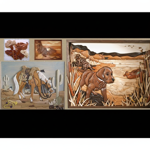 Vacaciones gatito Intarsia colgante de pared de madera gato de Navidad festiva decoración de la pared de vacaciones Kitty Decoración - Product Image 1