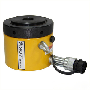 Vérin hydraulique simple effet 100 tonnes avec écrou de blocage, structure de vérin à piston, cœur de moteur – Meilleur prix pour vérins hydrauliques d'occasion - Product Image 6
