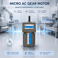Moteur à engrenages micro monophasé 220V AC à vitesse variable 6W 15W 25W, kit de modernisation d'automatisation pour équipement de convoyage