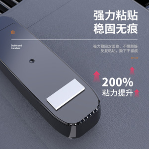 Señal de estacionamiento oculta creativa para coche con función de ocultación con un solo clic para uso temporal en el vehículo, de plástico negro desmontable - Product Image 3