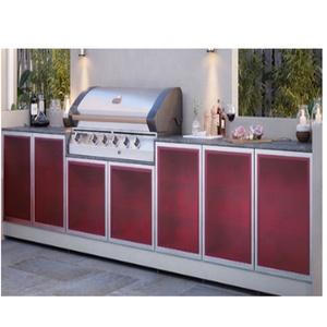 kitchen cabinet outdoor kitchen cabinet bbq aluminum material