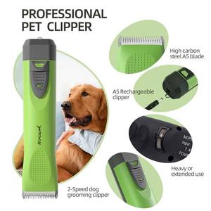 Tondeuses à cheveux pour animaux de compagnie à lame A5 rechargeable personnalisée 4 pièces tondeuse professionnelle pour chiens tondeuse à cheveux électrique sans fil pour animaux de compagnie - Product Image 1