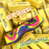 Jouet géant en PU souple et moelleux de 14 oz en forme de bâton de beurre pour soulager l'anxiété/stress sensoriel - Jouet anti-stress à récupération lente Qdjjx Shandong
