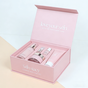 Rigid Cardboard <b>Box</b> Wholesale EVA Insert <b>Magnetic</b> <b>Gift</b> Hard Rigid Magnet Lid Luxury <b>Gift</b> PR Cosmetic Makeup Skincare Paper <b>Box</b> - Product Image 1
