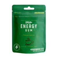 Soar Biotech Gomme Nootropique Fonctionnelle Saveur Menthe Classique Gomme à Mâcher à la Caféine Énergie et Concentration Neuro Gum