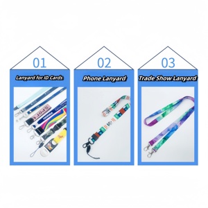 Longe de sublimation de colorant d'impression de couleur de longue bande personnalisée en gros pour le <span class=keywords><strong>porte</strong></span>-<span class=keywords><strong>badge</strong></span> d'identification d'accès de sécurité - Product Image 3