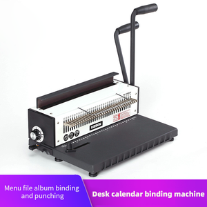 Gulungan ganda 34 pisau <span class=keywords><strong>A4</strong></span> kalender meja mesin pengikat grosir - Product Image 3