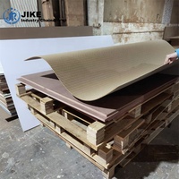 Panneau mural décoratif en bois flexible et pliable 3D MDF