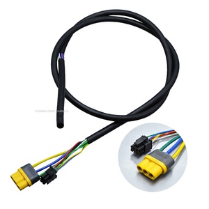 Conector Masculino e Feminino Amass MR60 MR60-F de Alta Qualidade, Cabos de Energia de Silicone Personalizados de 3 Núcleos, Conformidade RoHS, Flexíveis e Duráveis - Product Image 2