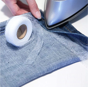 Cinta adhesiva de fusión en caliente <span class=keywords><strong>para</strong></span> <span class=keywords><strong>ropa</strong></span>, fusión de doble cara, Fusible, no tejida - Product Image 2