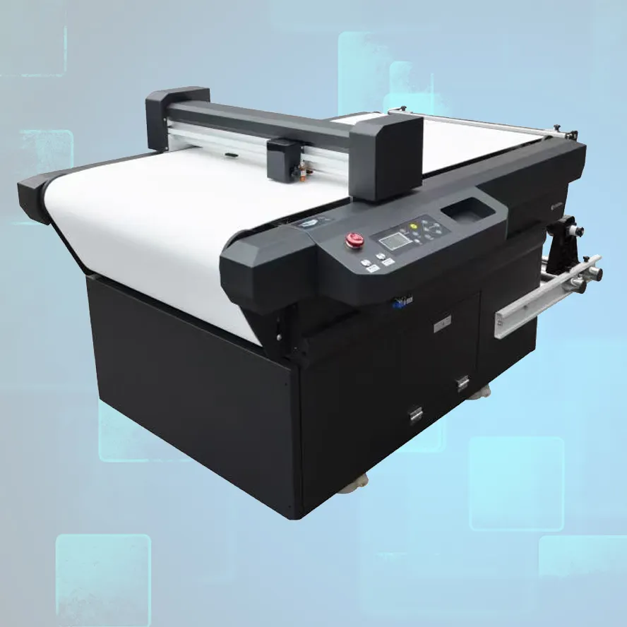 Máquina troqueladora digital cortadora de superficie plana cortadora de contorno de alimentación automática máquina troqueladora SERVO