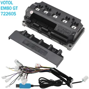 Votol Em80GTSP72260コントローラー72v80a正弦波インテリジェントプログラマブル3-4kw電動スクーターモーターサイクルコントローラー