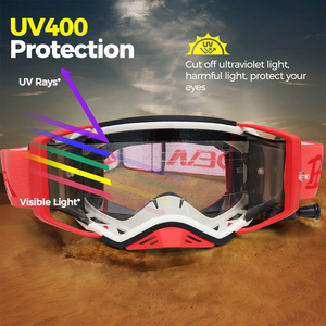 <span class=keywords><strong>Lunettes</strong></span> de <span class=keywords><strong>moto</strong></span> Romaniacs Hardcase Edition, élégantes, avec verres photochromiques anti-buée UV400, sangle réglable, pour les aventures en plein air - Product Image 1