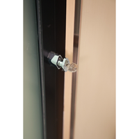 Ventana Corrediza Simple de Aluminio con Doble Acristalamiento, Eficiente Energéticamente, Resistente a Huracanes, con Certificación NFRC de EE. UU., con Mosquitera