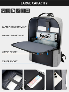 Zaino Oxford Impermeabile Personalizzato con USB, per Uomo e Donna, Grande Capacità 20-35L, Multifunzione, Antifurto, Smart, Alla Moda, per Laptop - Product Image 6