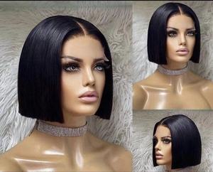 Pelucas Bob de Corte Recto Goodluck, con Cierre de Encaje Transparente HD, Doble Trama, Cabello Vietnamita, Precio Económico, Pelucas Cortas de Cabello Humano Bob - Product Image 2