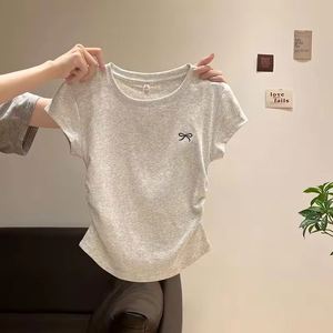 Fabricantes de ropa deportiva femenina personalizada, camisetas deportivas estampadas en 78% poliamida y 22% elastano - Product Image 5